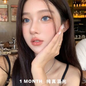 ⚡Ready Stock 0° | Koko Blue 纯真泪光（月抛）